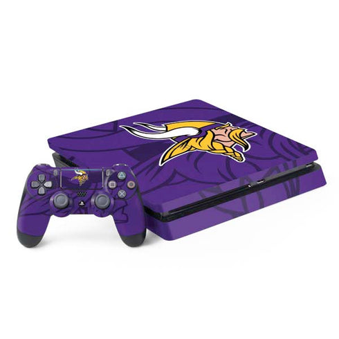 NFL Minnesota Vikings Double Vision PS4 Slim Bundle Skin